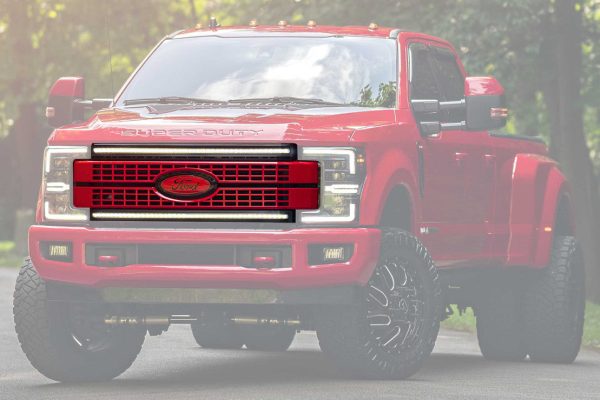 Morimoto LED DRL Grill Ford F250 F350 Super Duty (2017-2019) XB LED - Chrome w  Amber LED For Discount