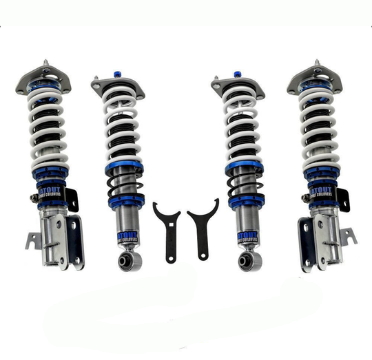 Flatout Suspension SR Coilovers Subaru WRX STI (2005-2007) w  Front Camber Plates For Discount